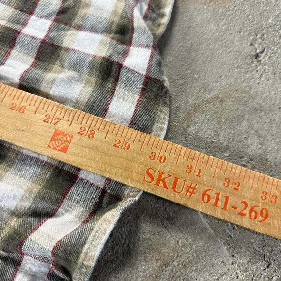 Plaid Earth Tone Columbia Button Down Longsleeve Shirt - Picture 8 of 8